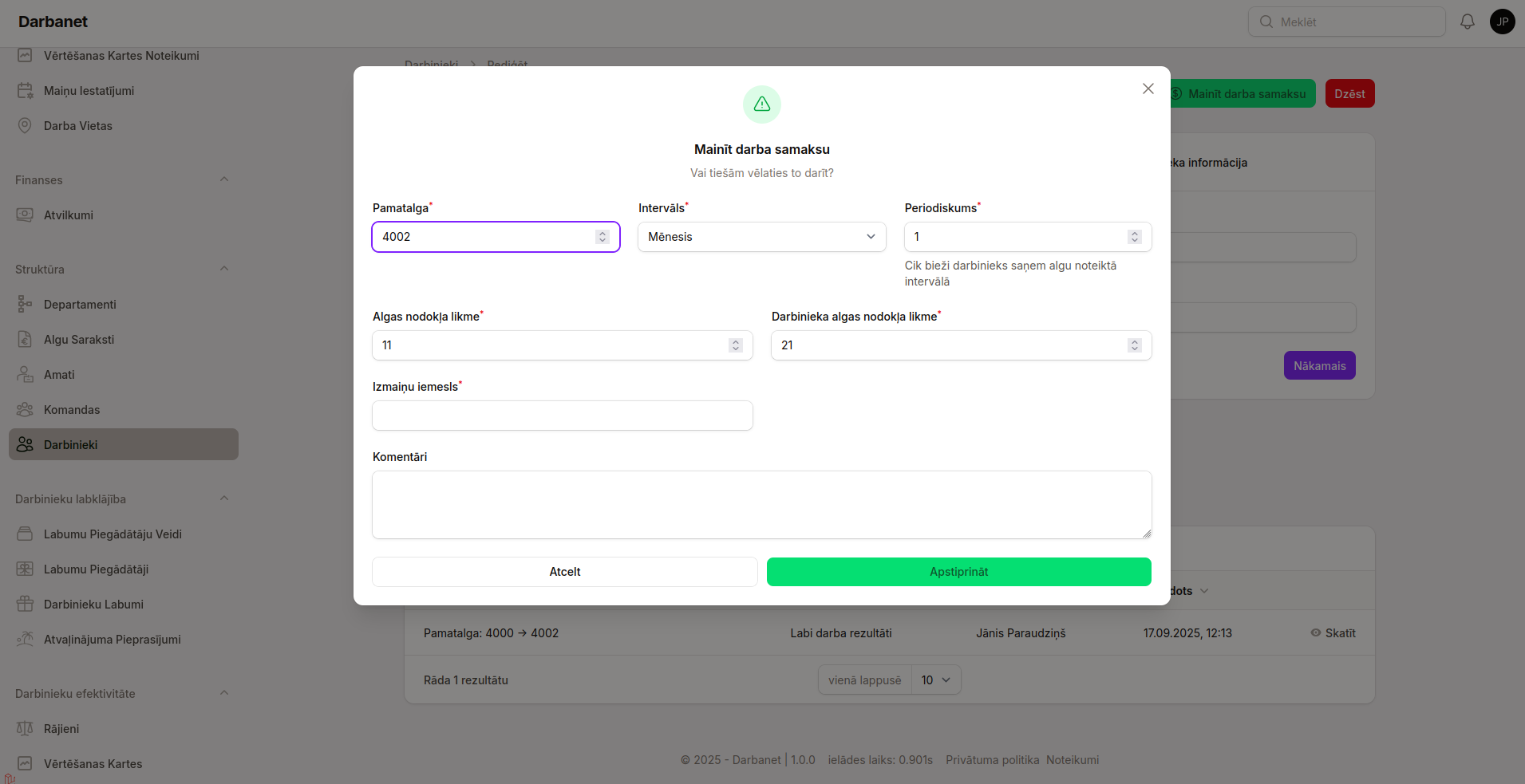DarbaNet: Algas vēsture darbiniekiem